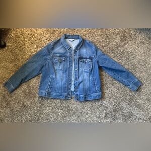 Style & Co Blue Jean Jacket with Classic Cut
